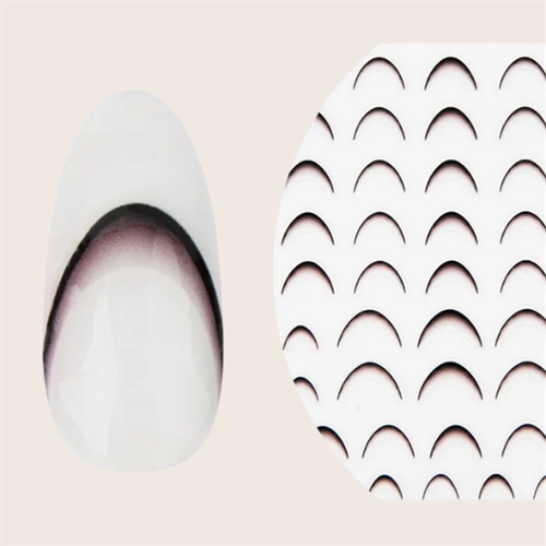 Babyboomer Gradient French Nail Stickers Nr. 1